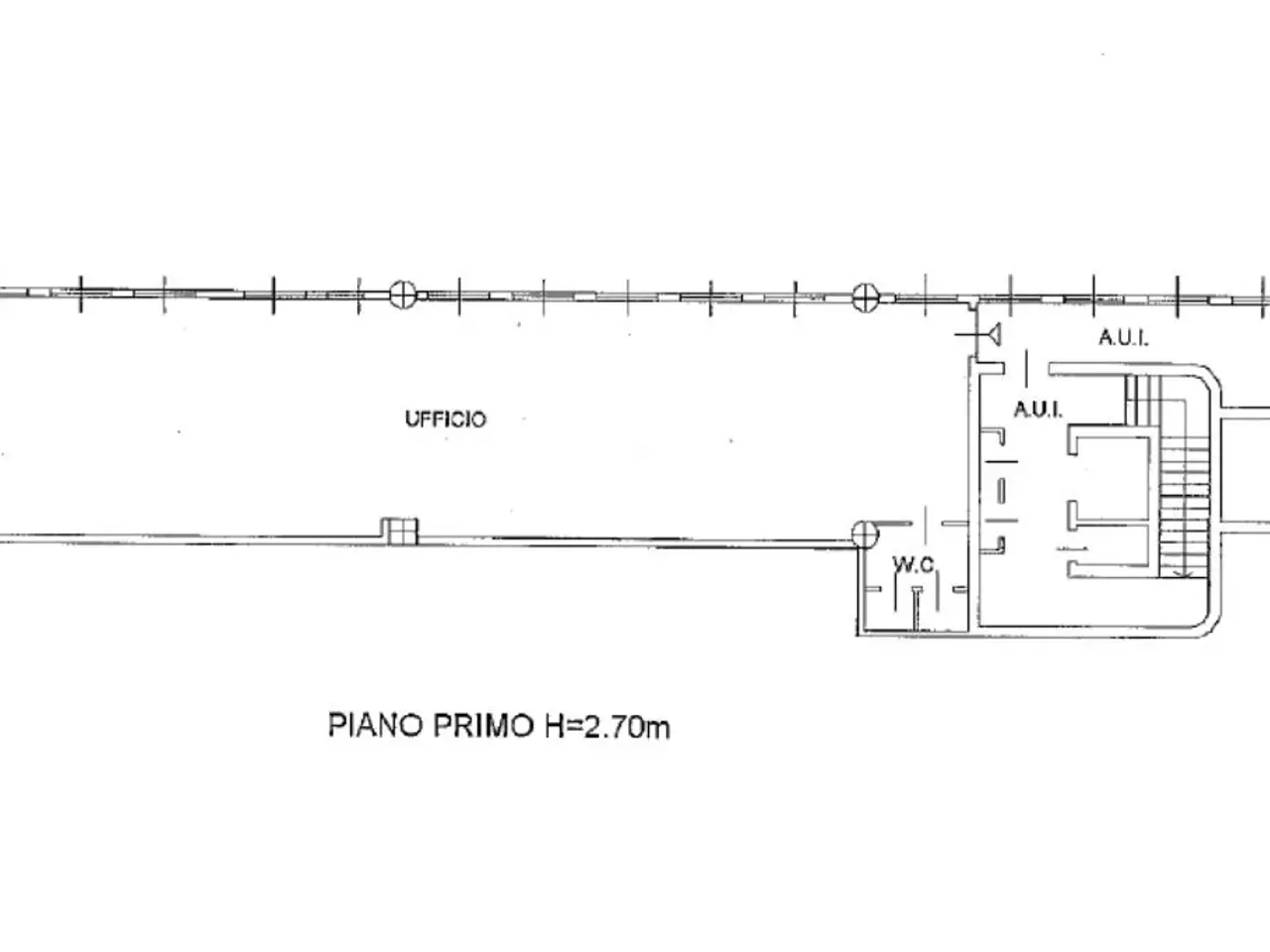 Ufficio in Corso Emanuele Filiberto, Lecco, {3} - Planimetria 1