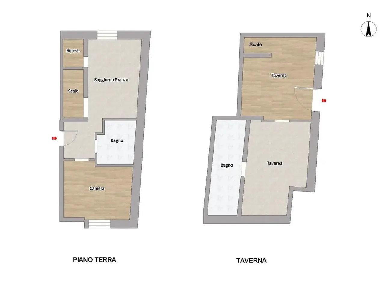 Negozio in Via Roma 12, Numana, {3} - Planimetria 1