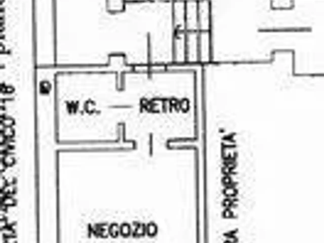 Negozio in Via Giovanni Boccaccio, Milano, {3} - Planimetria 1