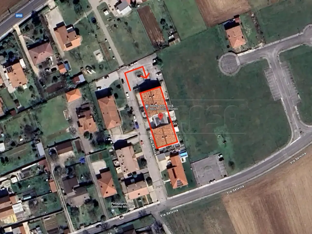 Parcheggio chiuso in Via Selvina 8, Chiopris Viscone, {3} - Planimetria 1