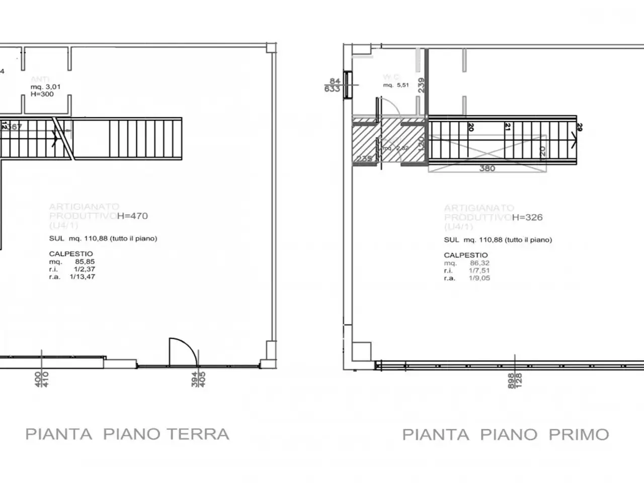 Capannone in Via Parri, Cesena, {3} - Planimetria 1