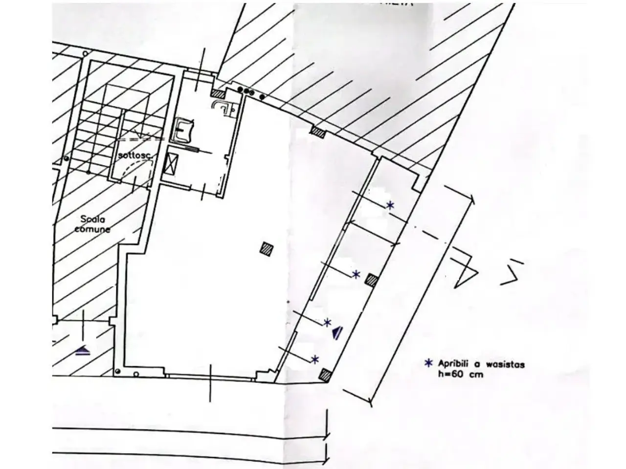 Ufficio in Via Roma, Pognano, {3} - Planimetria 1