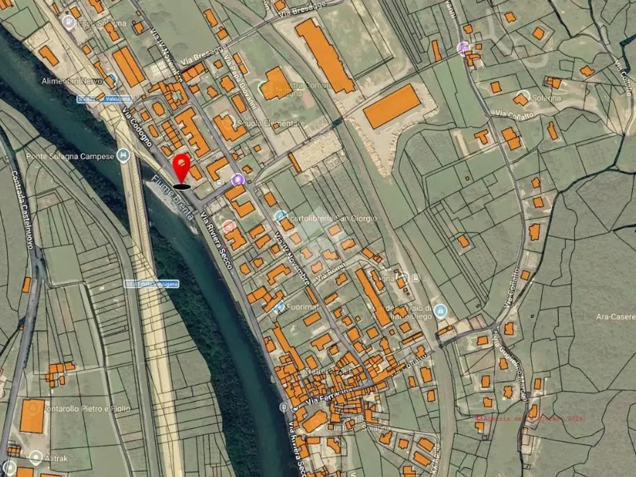 Negozio in Via Riviera Secco 89, Solagna, {3} - Planimetria 1