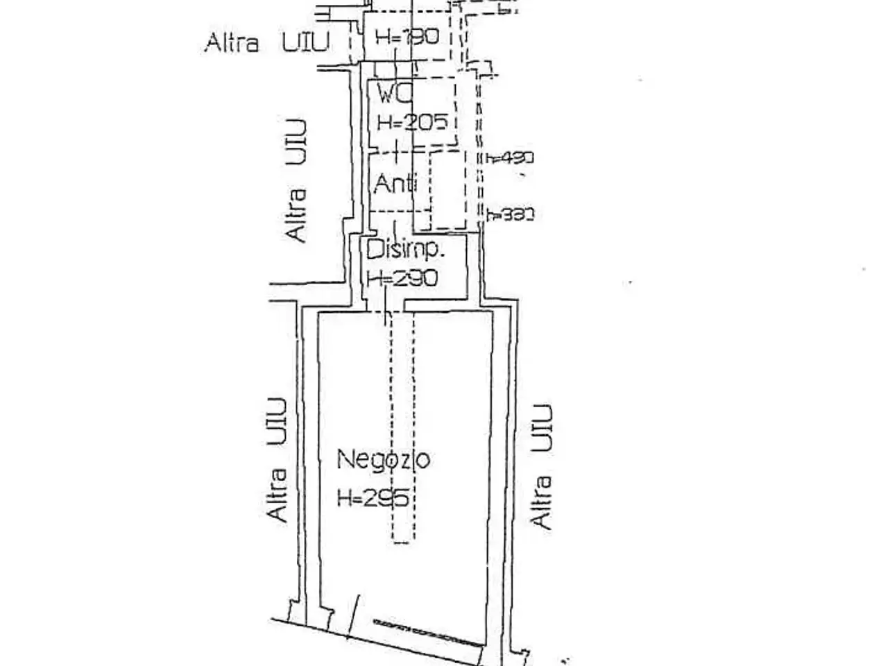 Negozio in Via Borgo Treviso 30, Castelfranco Veneto, {3} - Planimetria 1