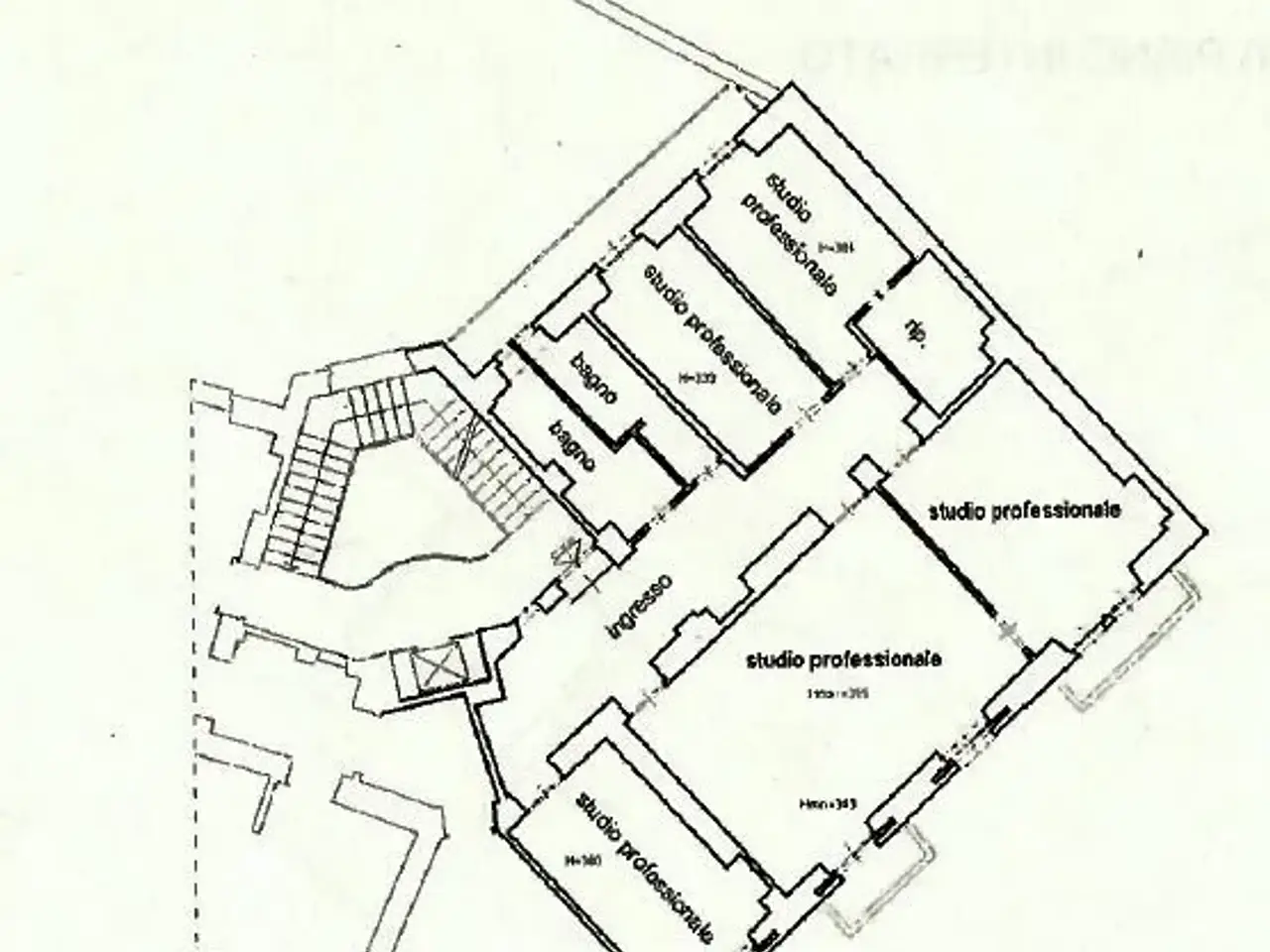 Ufficio in Corso Re Umberto 67, Torino, {3} - Planimetria 1