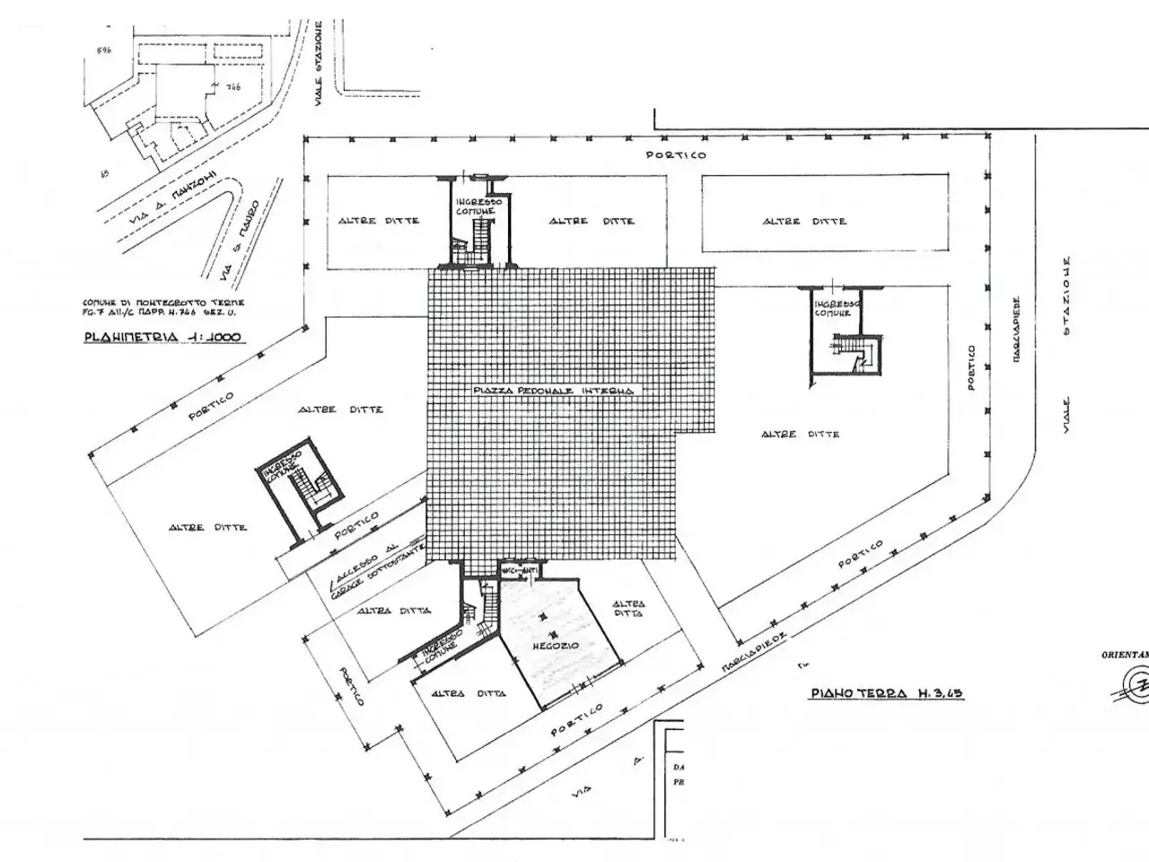 Negozio in Piazza Carmignoto, Montegrotto Terme, {3} - Planimetria 1