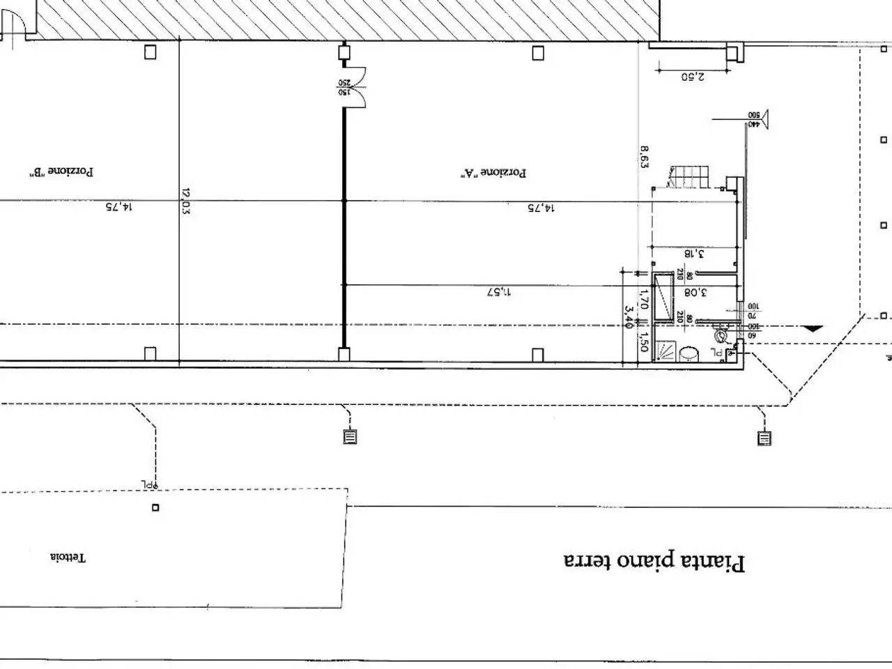 Capannone in Via Ravenna 10, Canegrate, {3} - Planimetria 1