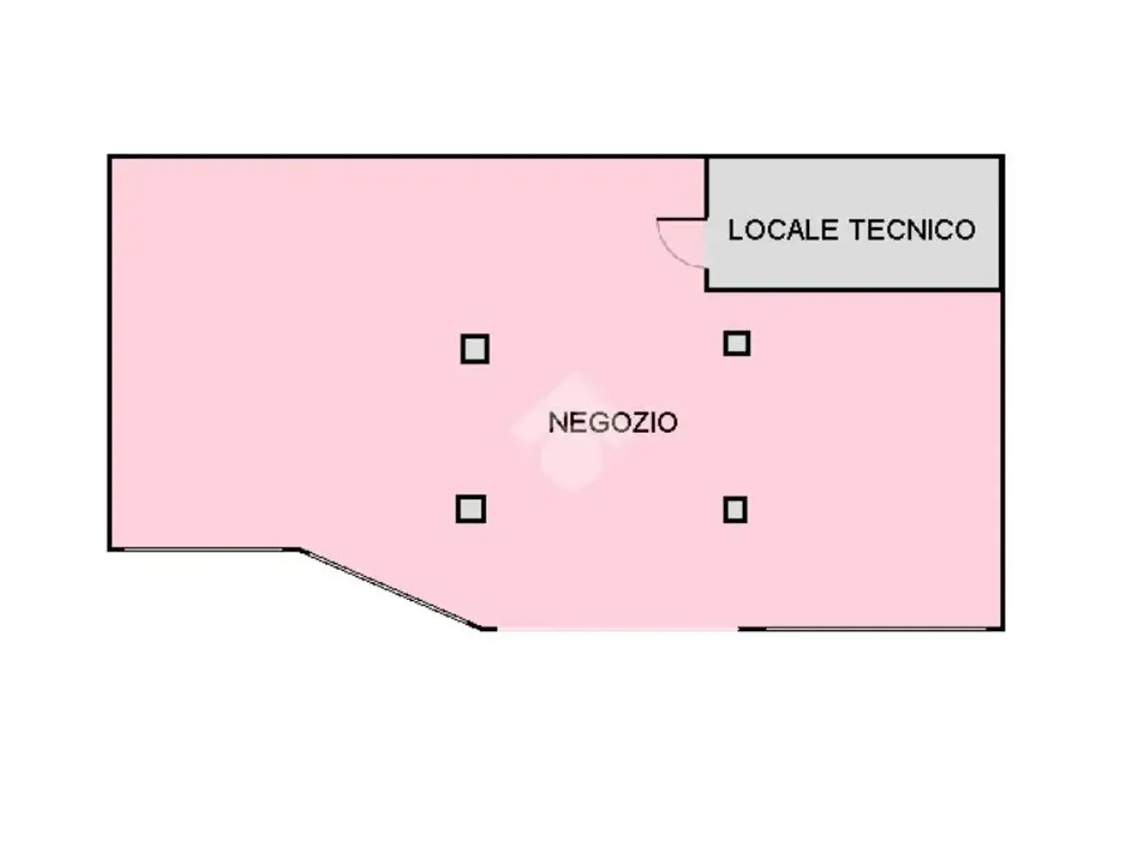 Negozio in Corso G. Ferraris 191, Chivasso, {3} - Planimetria 1