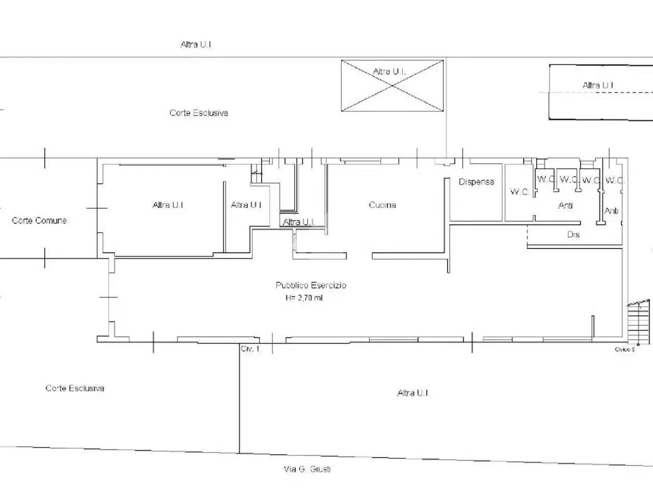Negozio in , Carpi, {3} - Planimetria 1