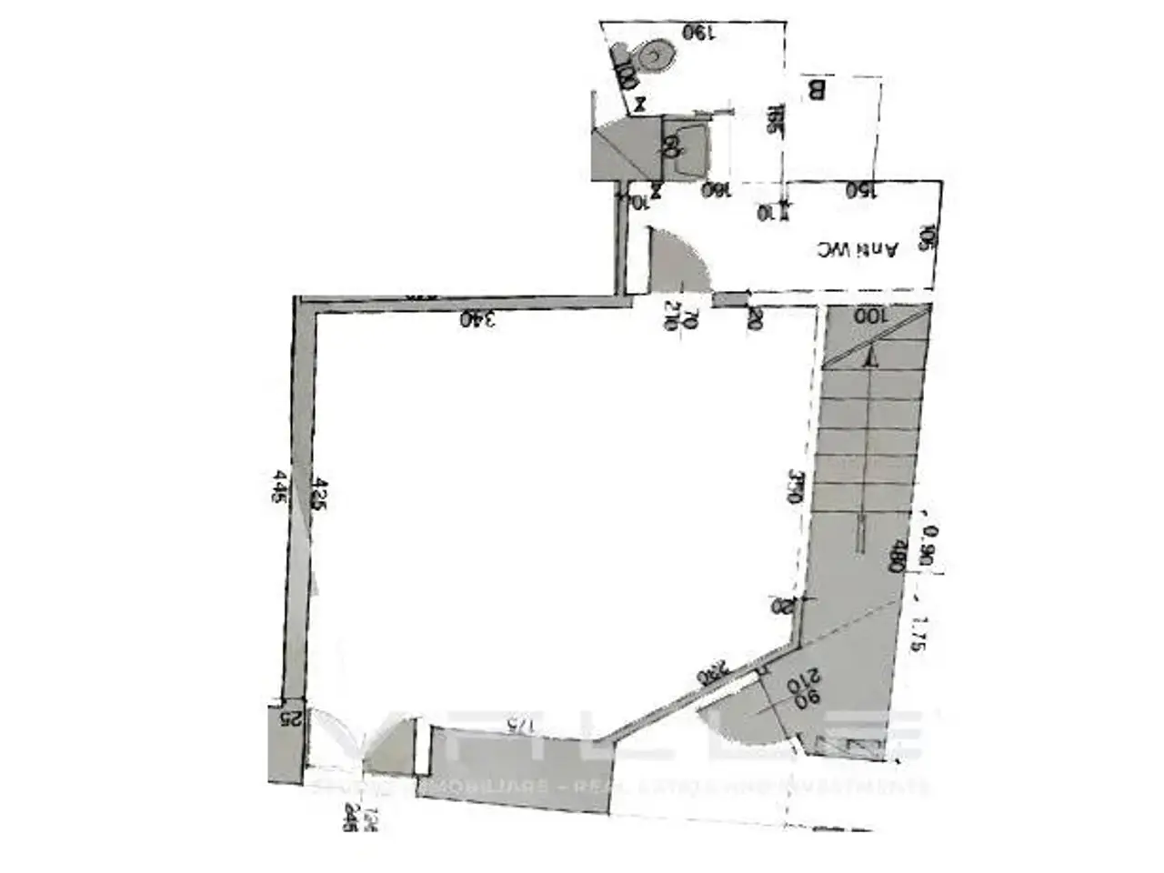 Negozio in Via Marconi, Trescore Balneario, {3} - Planimetria 1