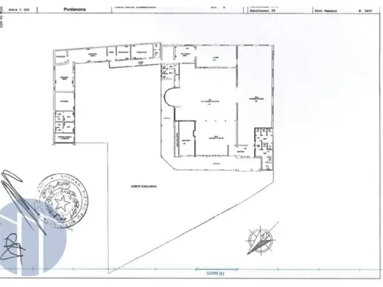 Negozio in Viale Rimembranza Casarsa 6, Casarsa Della Delizia, {3} - Planimetria 1