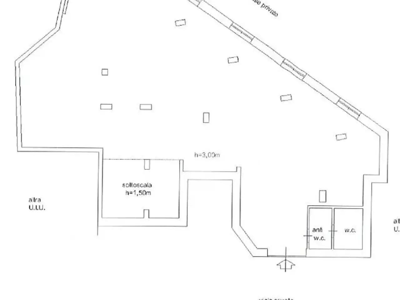 Magazzino in Via Campi Flegrei 8, Pozzuoli, {3} - Planimetria 1