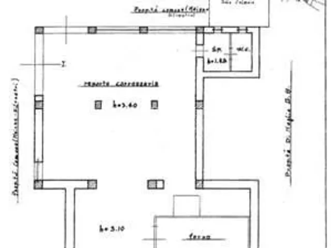 Palazzina commerciale in Via Morgioni 84, Ischia, {3} - Planimetria 1