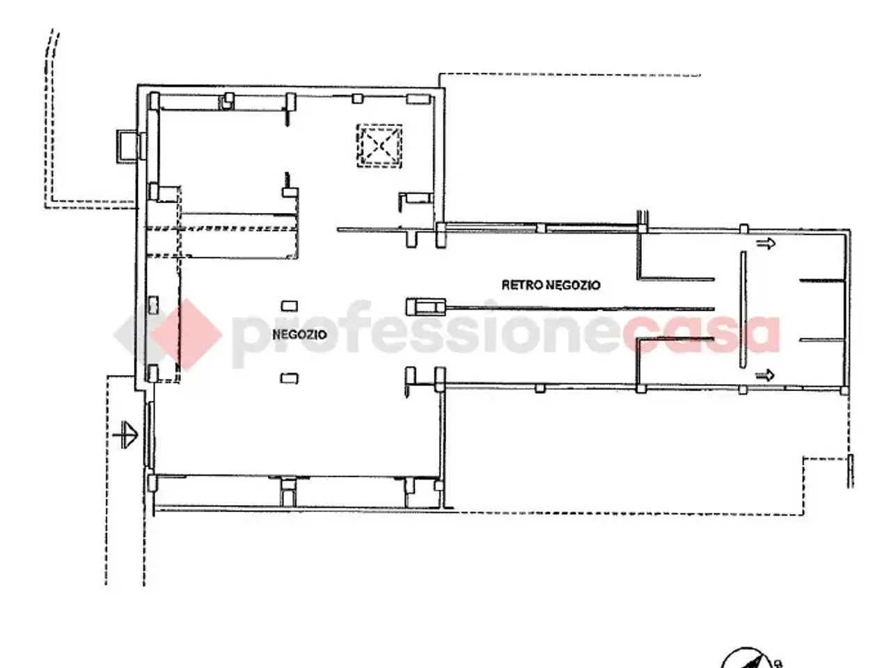 Negozio in Strada Settevalli  925, Perugia, {3} - Planimetria 1