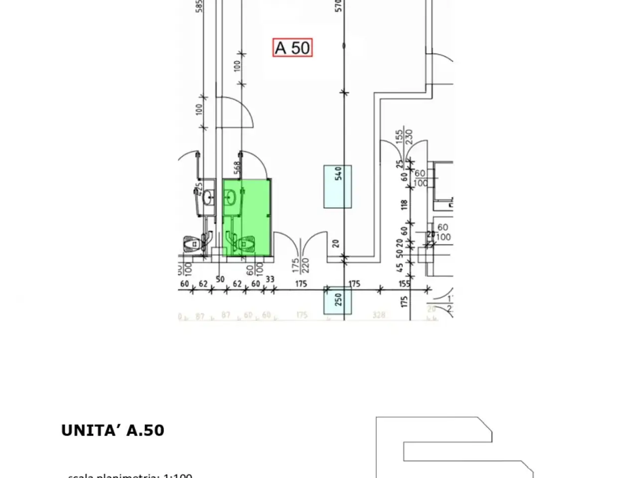 Capannone in Via degli Alpini, Camisano Vicentino, {3} - Planimetria 1
