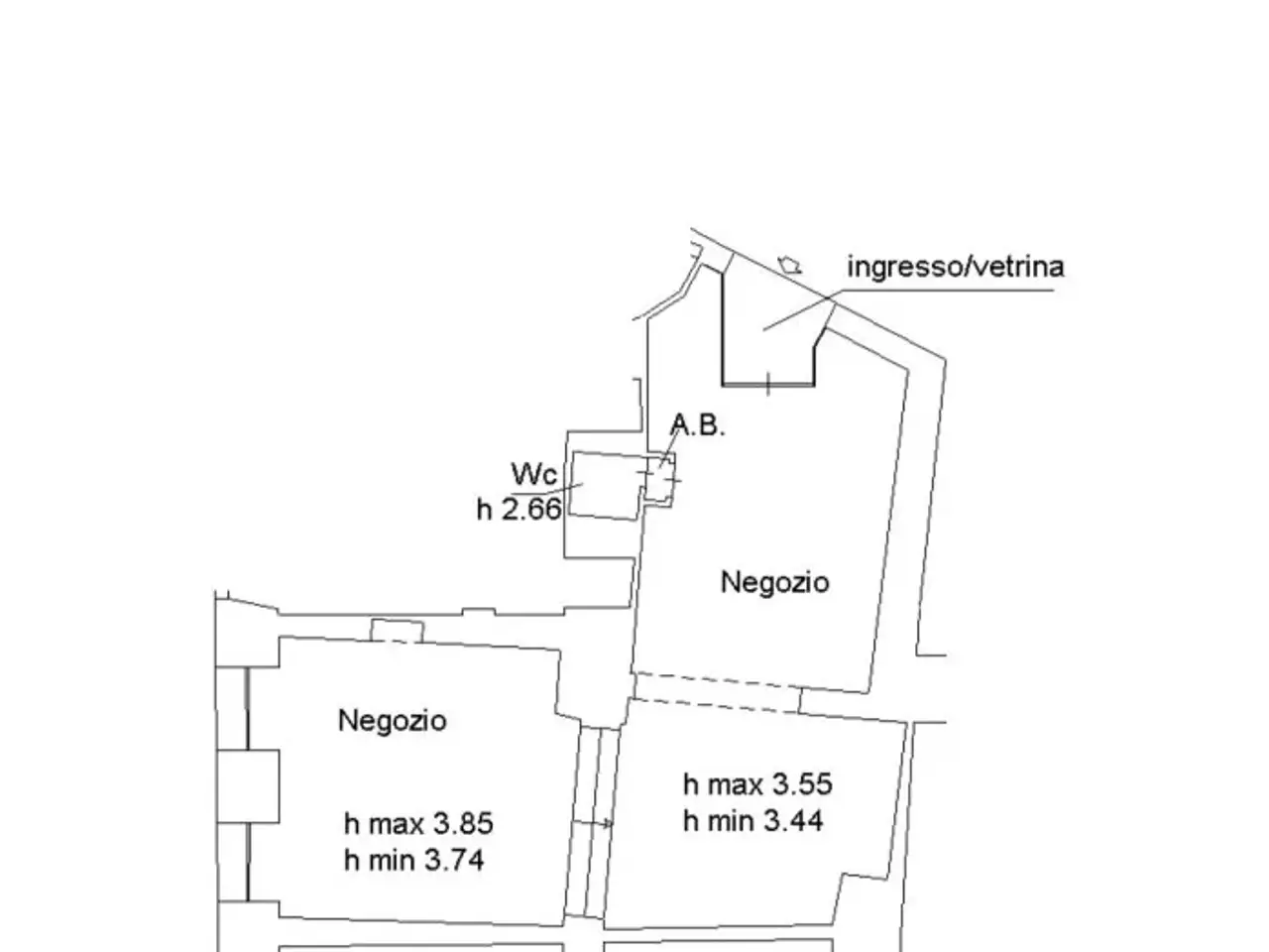 Negozio in , Colle Di Val D'Elsa, {3} - Planimetria 1