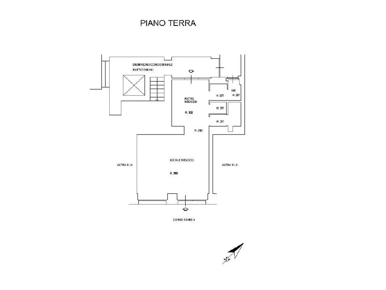 Negozio in Corso Como 9, Milano, {3} - Planimetria 1