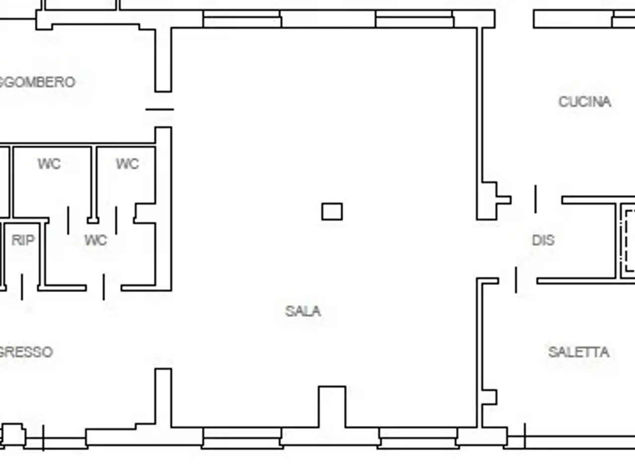 Negozio in Via Torino  55, Saluzzo, {3} - Planimetria 1