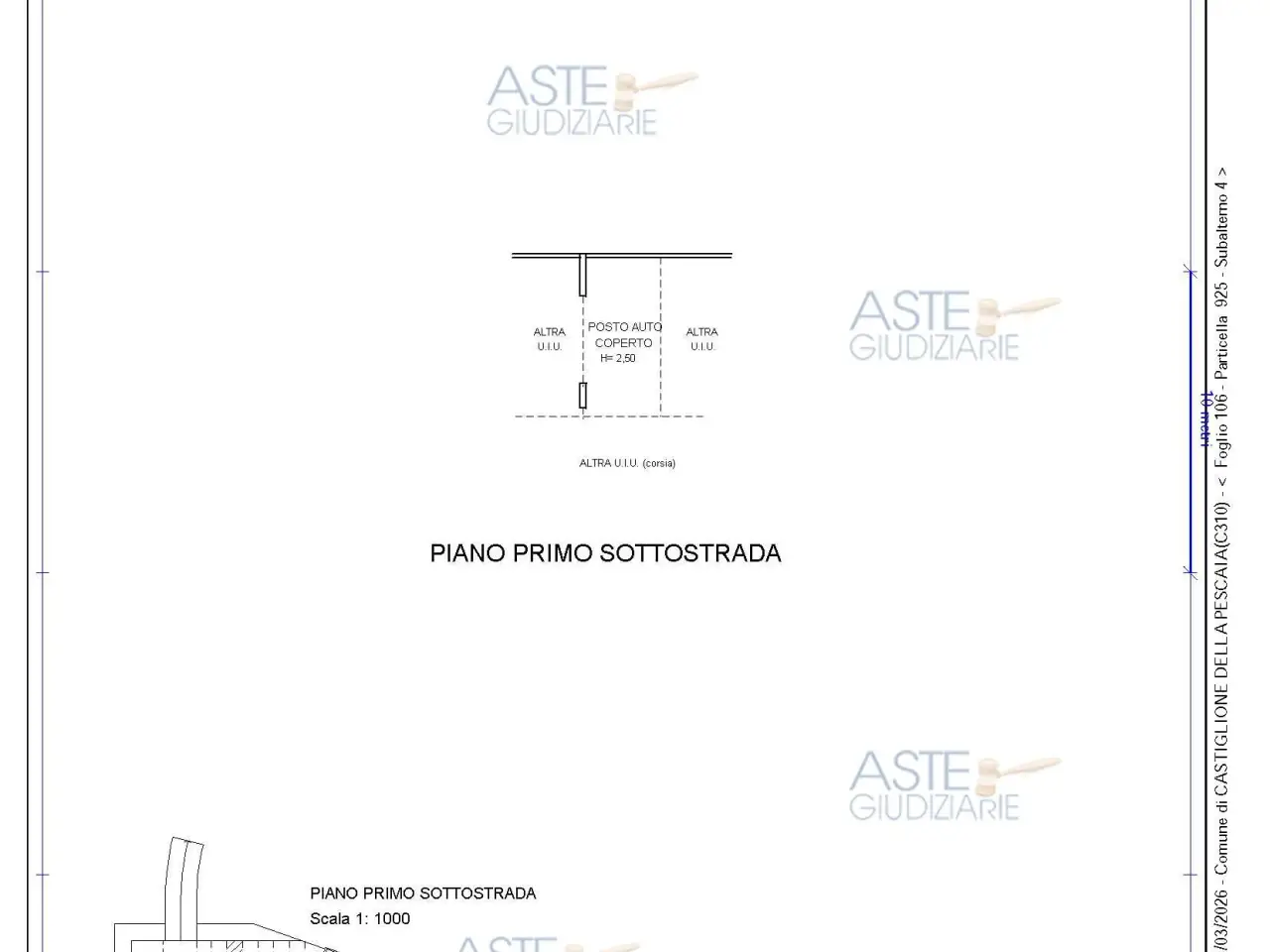 Garage in Via della Torre, 58043 Castiglione della Pescaia Gr, Italia 58043, Castiglione Della Pescaia, {3} - Planimetria 1