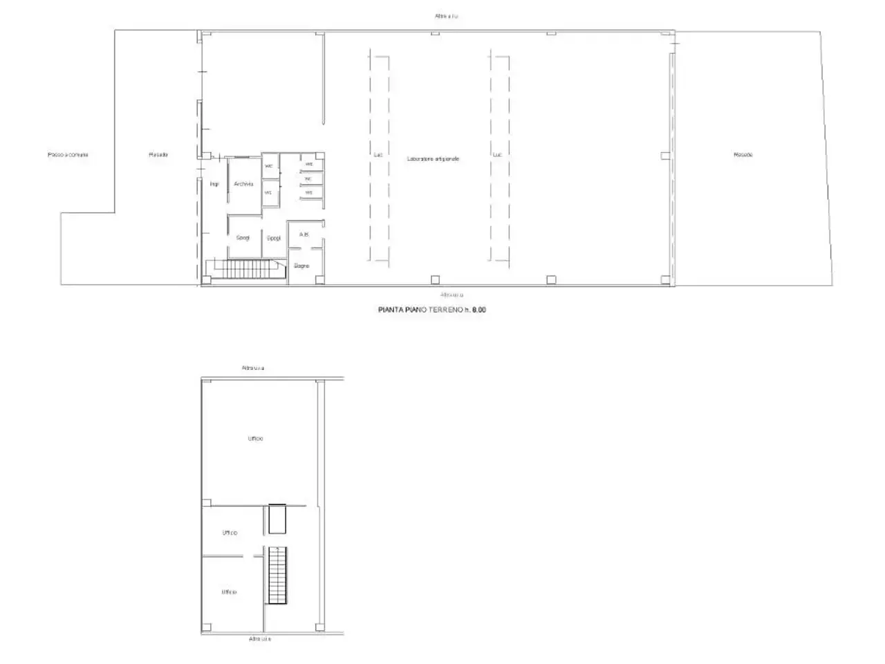 Laboratorio in Via Tosca Fiesoli, Campi Bisenzio, {3} - Planimetria 1