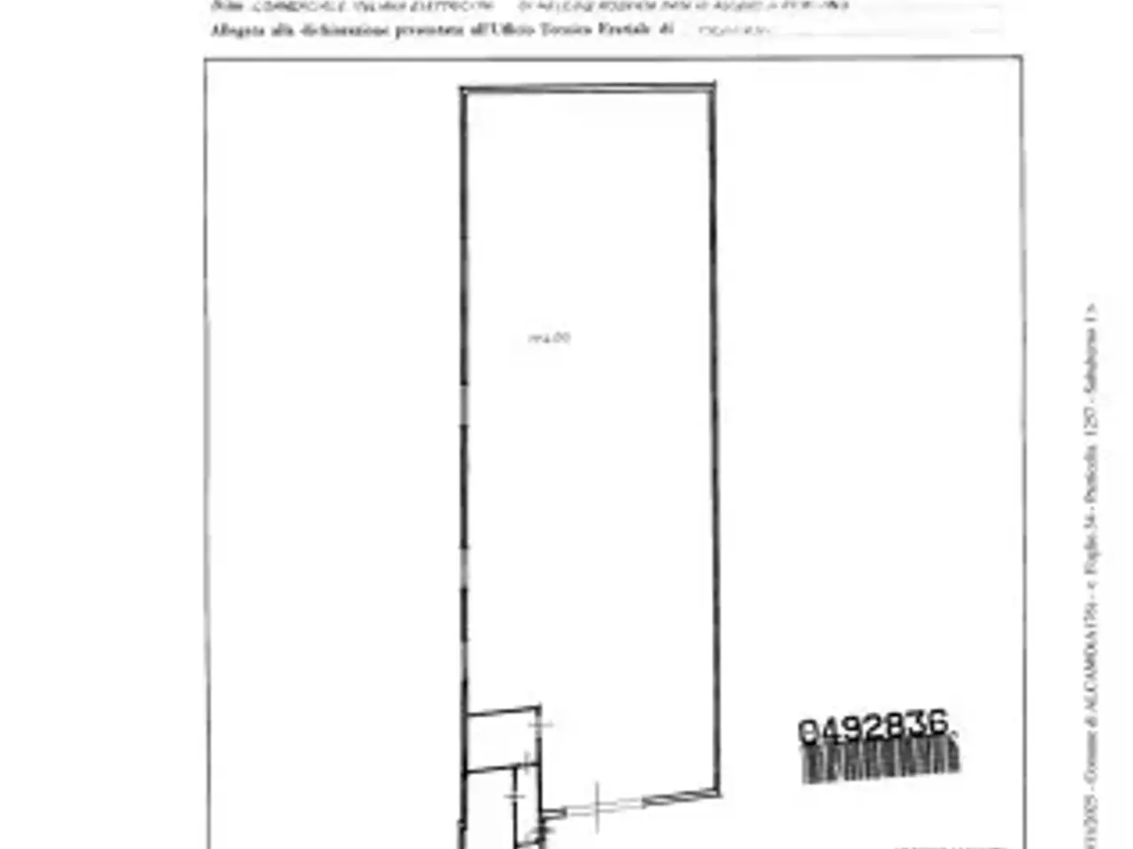 Capannone in Via Mirga, Alcamo, {3} - Planimetria 1