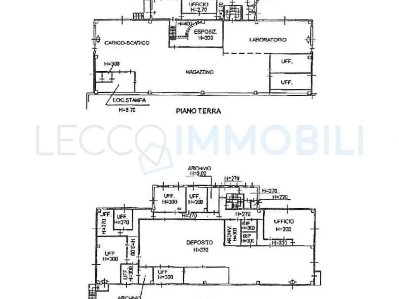 Capannone in Via Roma 32, Pescate, {3} - Planimetria 1