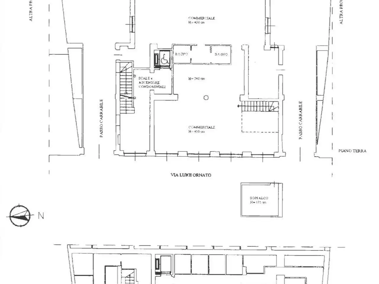 Negozio in Via Luigi Ornato, Milano, {3} - Planimetria 1