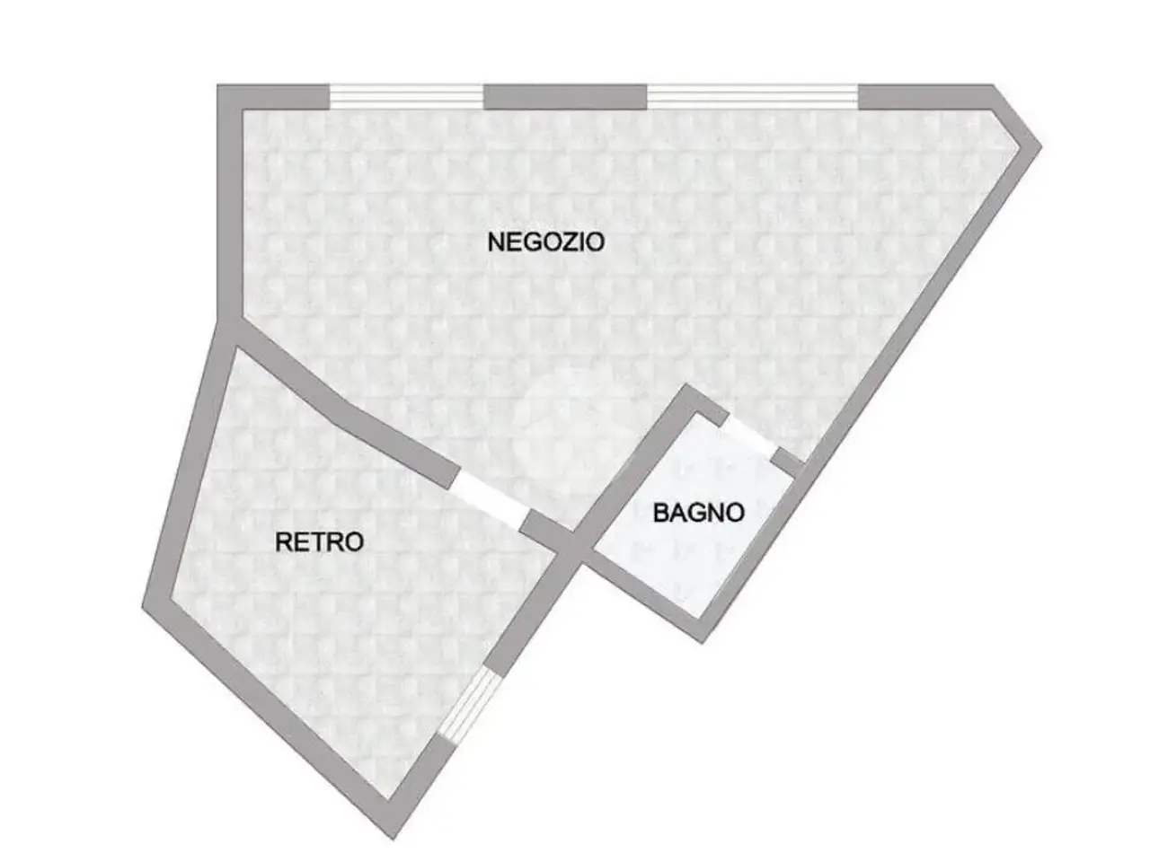 Negozio in Via d'Annunzio 1, Civitanova Marche, {3} - Planimetria 1