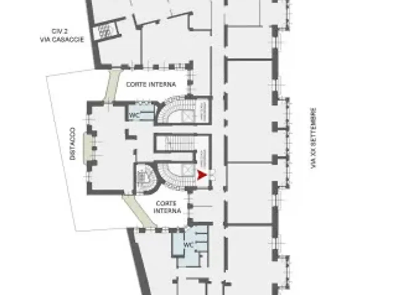 Ufficio in Via 20 Settemb, Genova, {3} - Planimetria 1