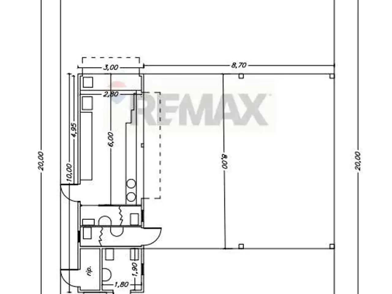 Esercizio commerciale in Via Molino Snc, Acireale, {3} - Planimetria 1