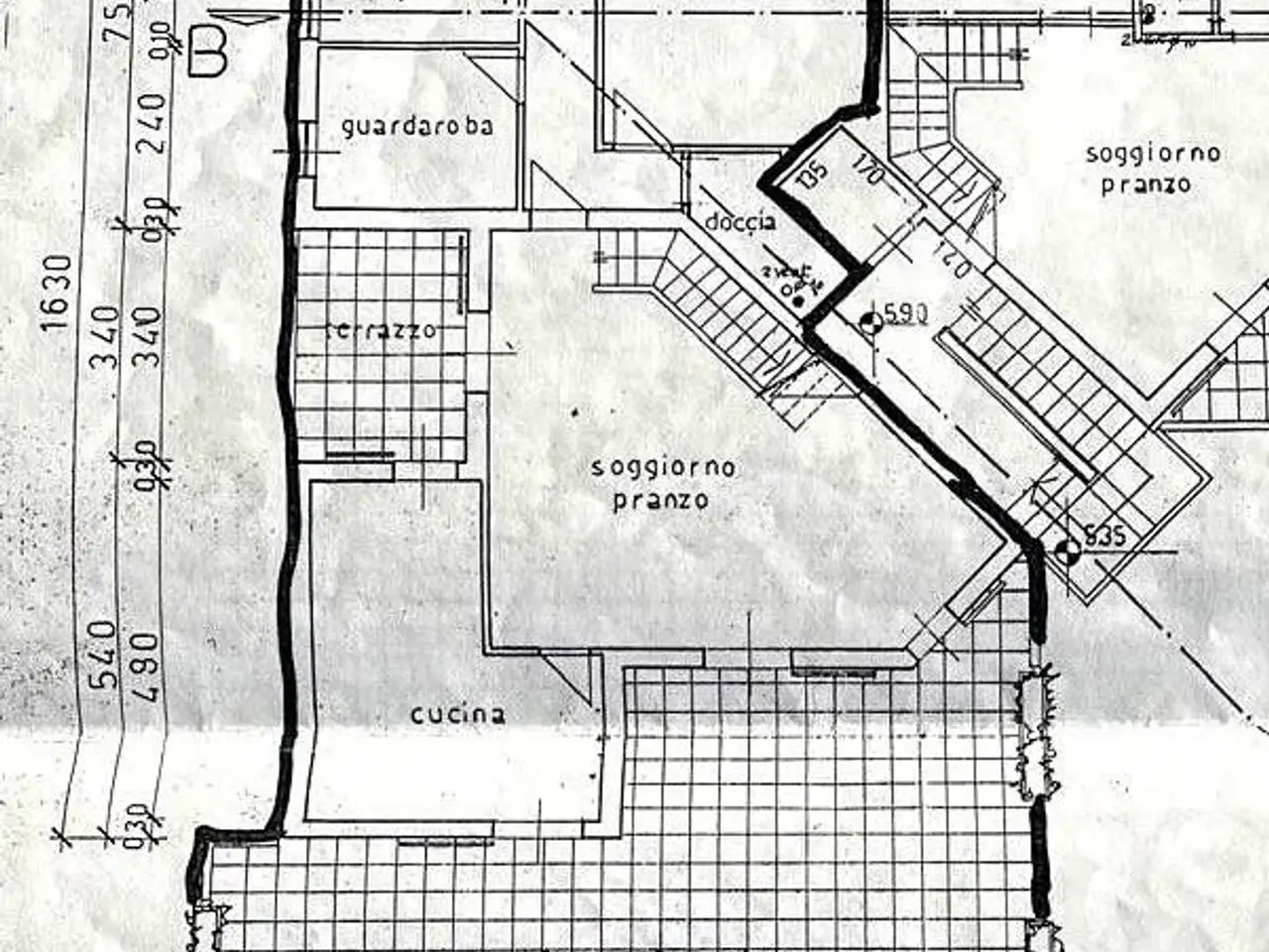 Attico in vendita, Via Vincenzo Bellini, Montecatini-Terme - Planimetria 1
