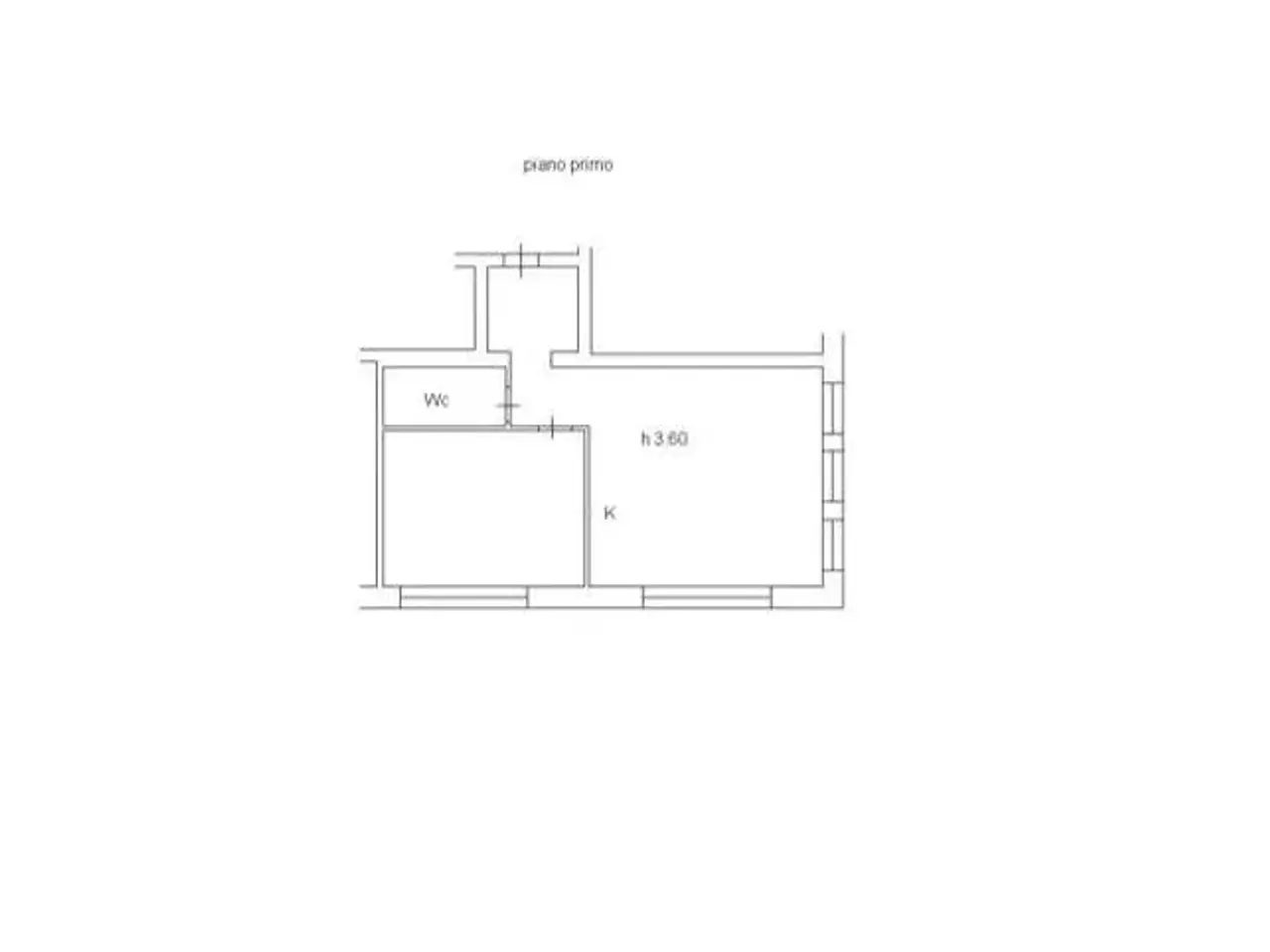 Bilocale in vendita, Viale del Tirreno, Pisa - Planimetria 1