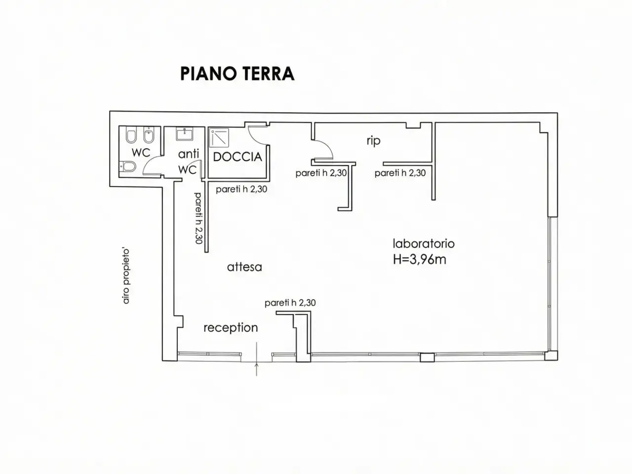 Negozio in , Verona, {3} - Planimetria 1