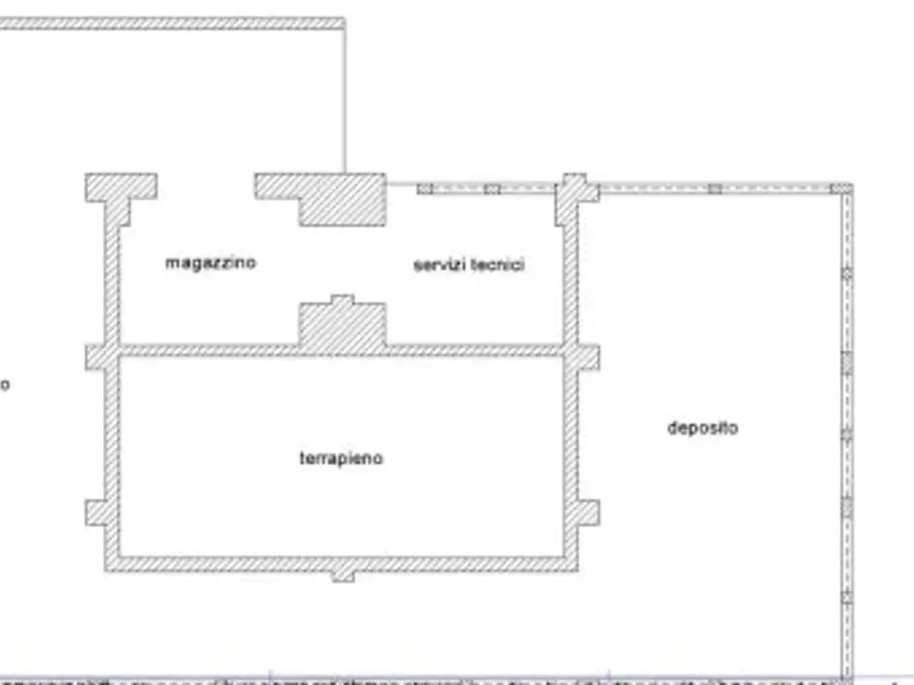 Magazzino in Via alla Ruenia 22, Sant'Omero, {3} - Planimetria 1