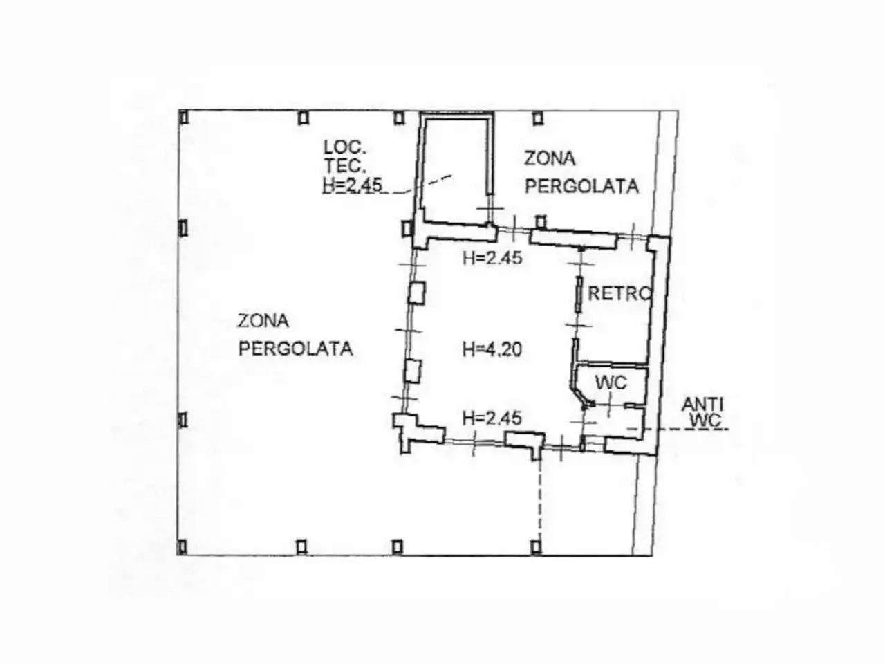 Ristorante in Zona Centrale, Putignano, {3} - Planimetria 1