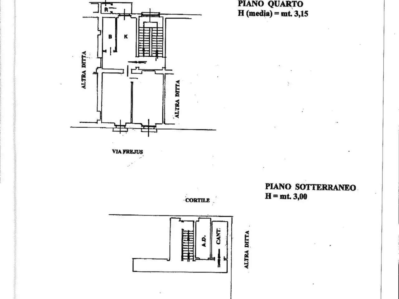 Trilocale in Via Frejus 87, Torino - Planimetria 1