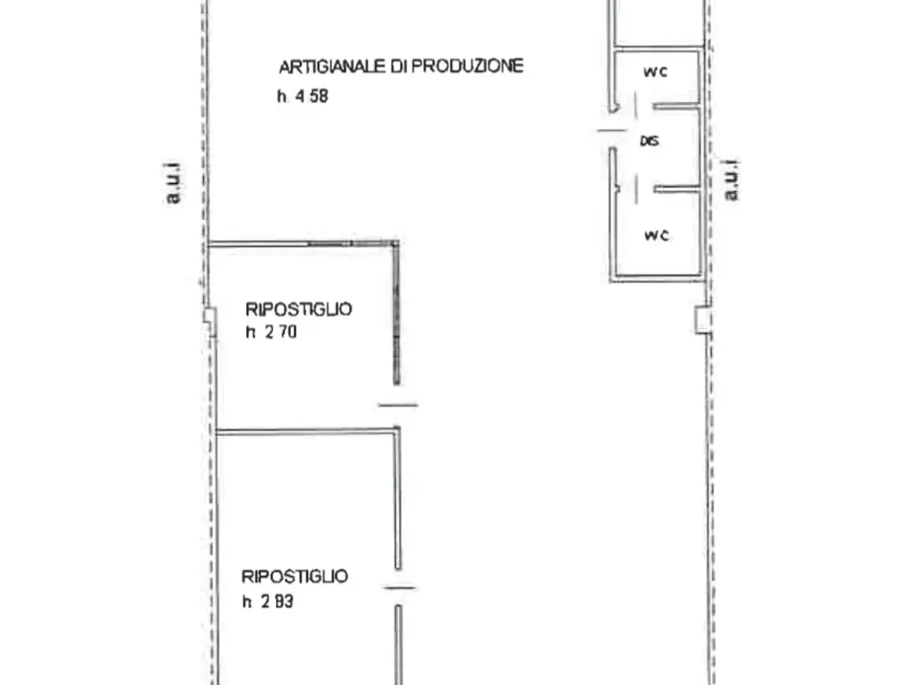 Capannone in Via Quattro Novembre,43a, Tavagnacco, {3} - Planimetria 1