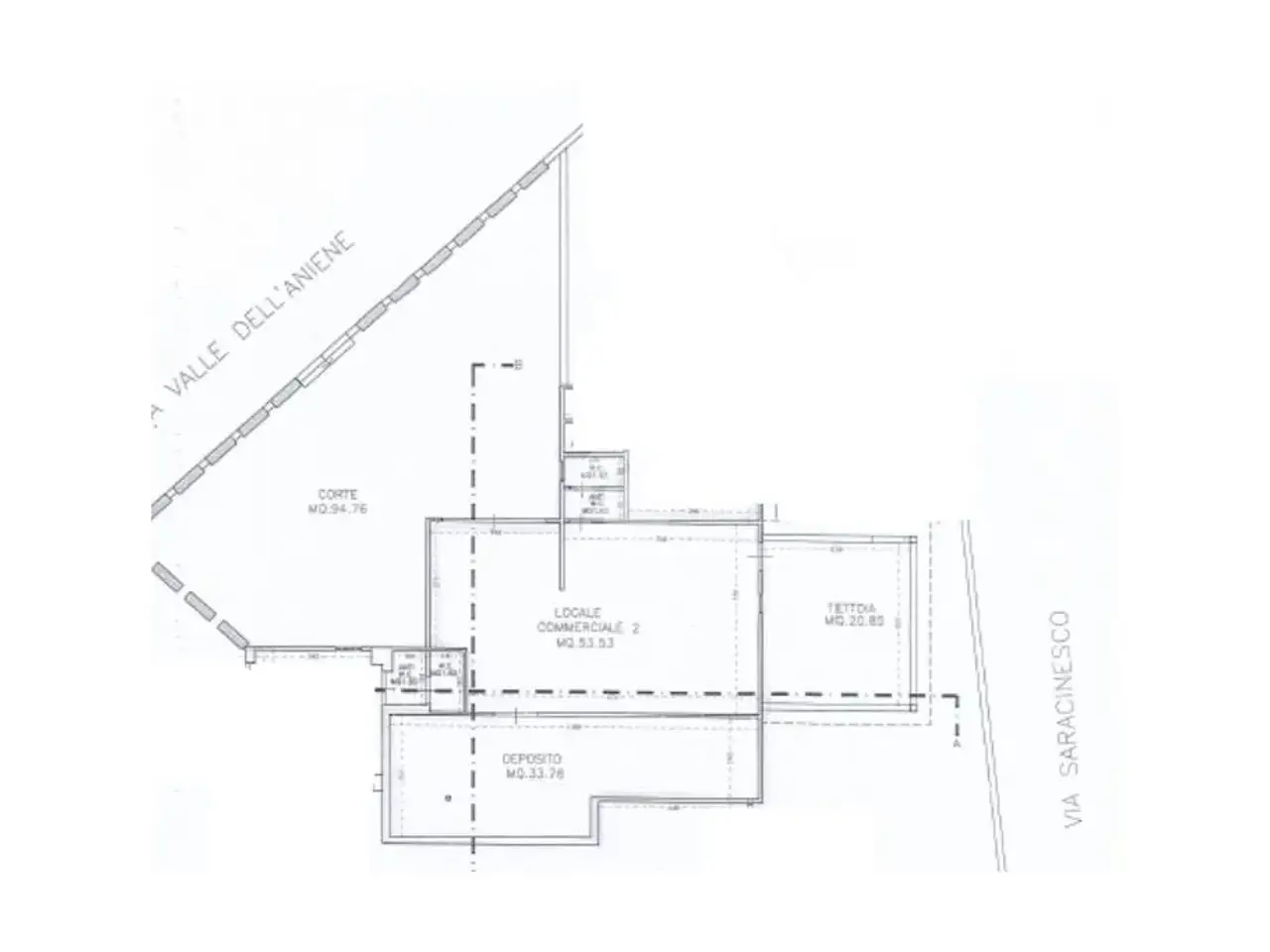 Negozio in Viale Valle dell'Aniene 15, Guidonia Montecelio, {3} - Planimetria 1