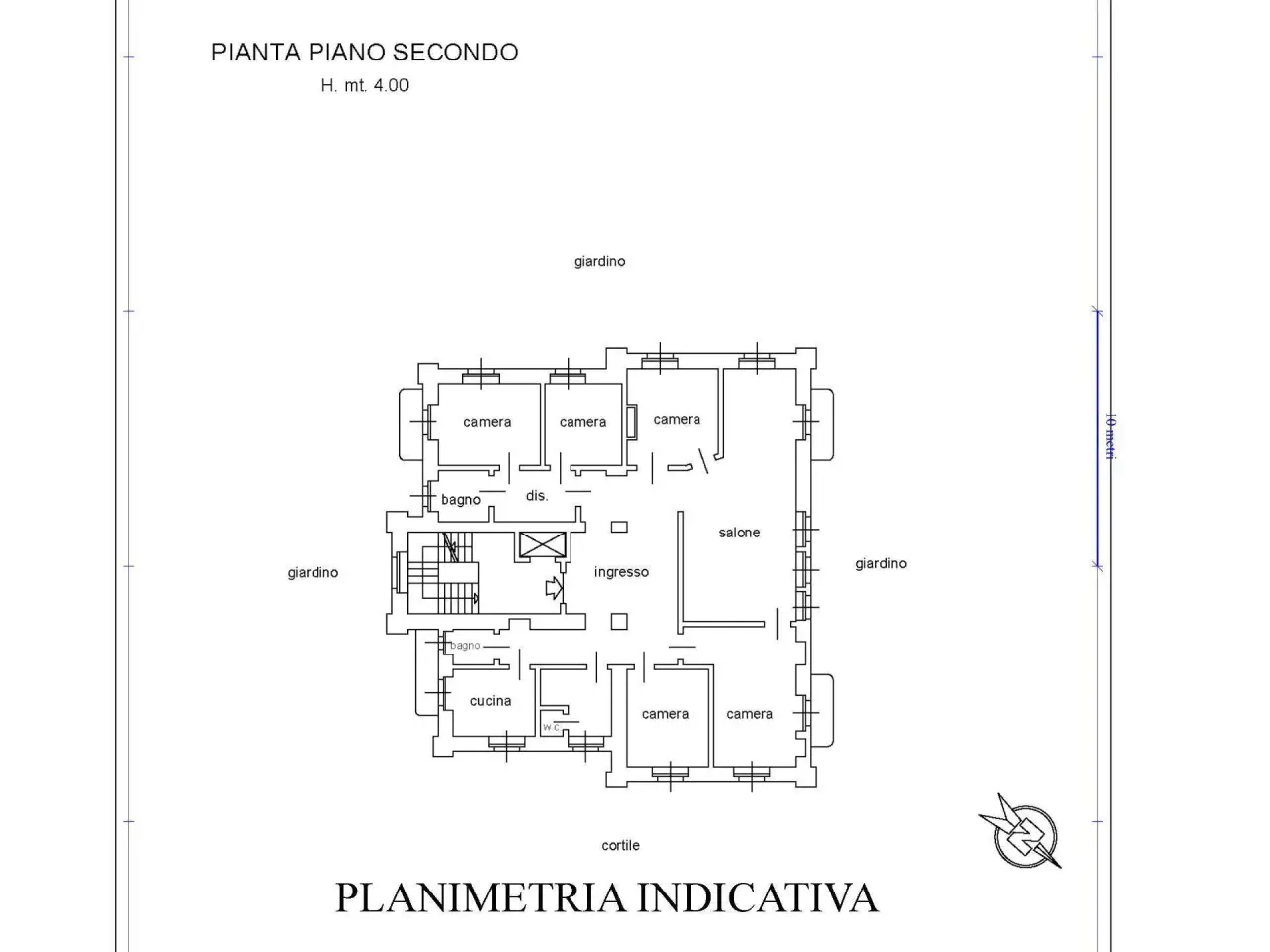 Ufficio in Viale Thovez, Torino, {3} - Planimetria 1