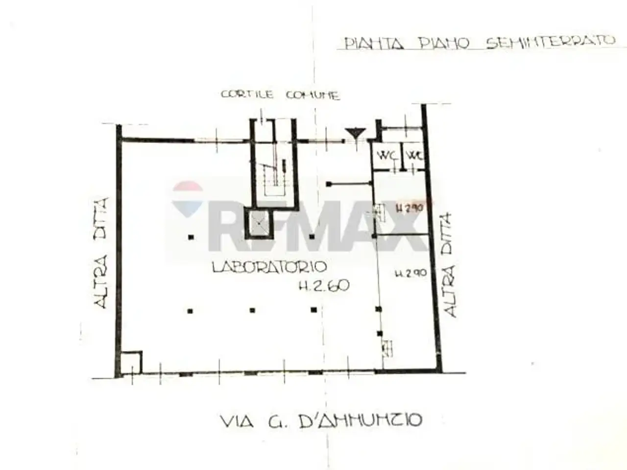Laboratorio in Via Gabriele d'Annunzio 1, Cesano Boscone, {3} - Planimetria 1