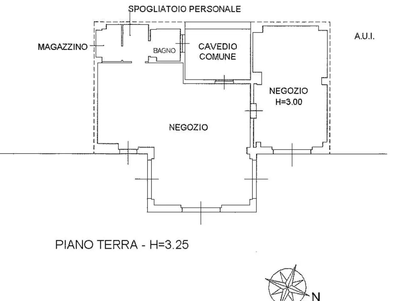 Ufficio in Via Mazzini 2/B, Albino, {3} - Planimetria 1