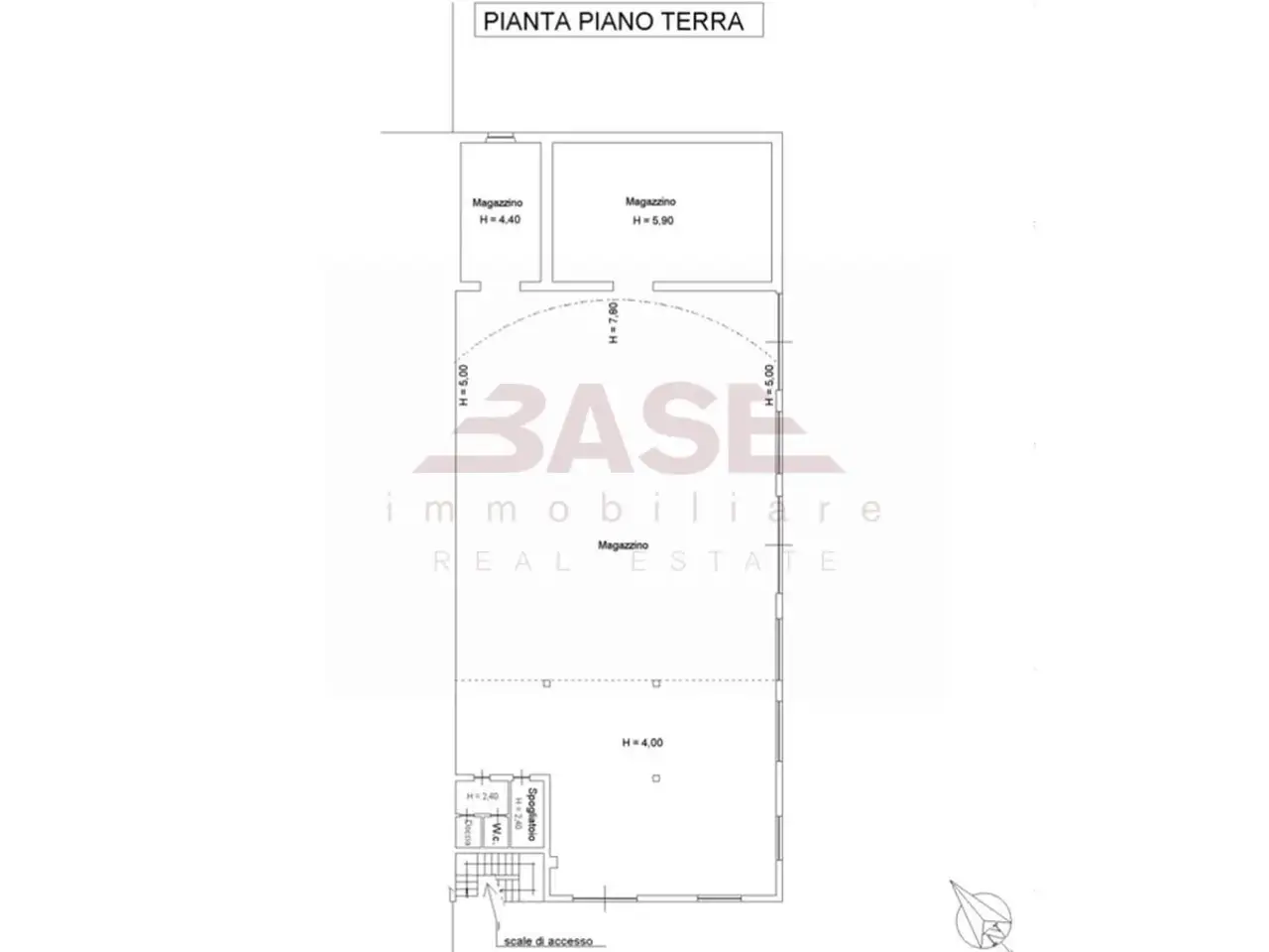 Magazzino in Poggio Gagliardo, Montescudaio, {3} - Planimetria 1