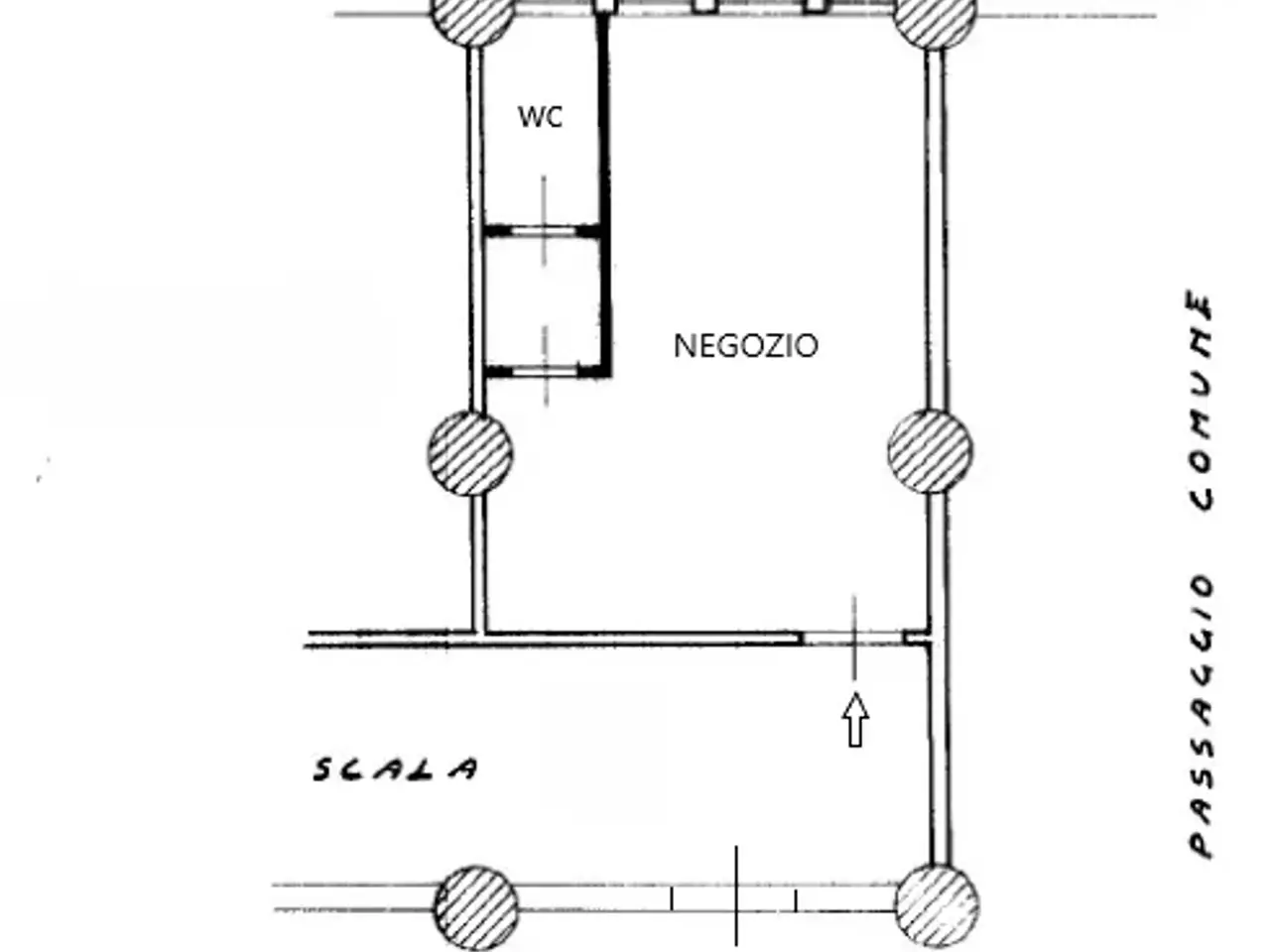 Negozio in Via Catania 497, Messina, {3} - Planimetria 1