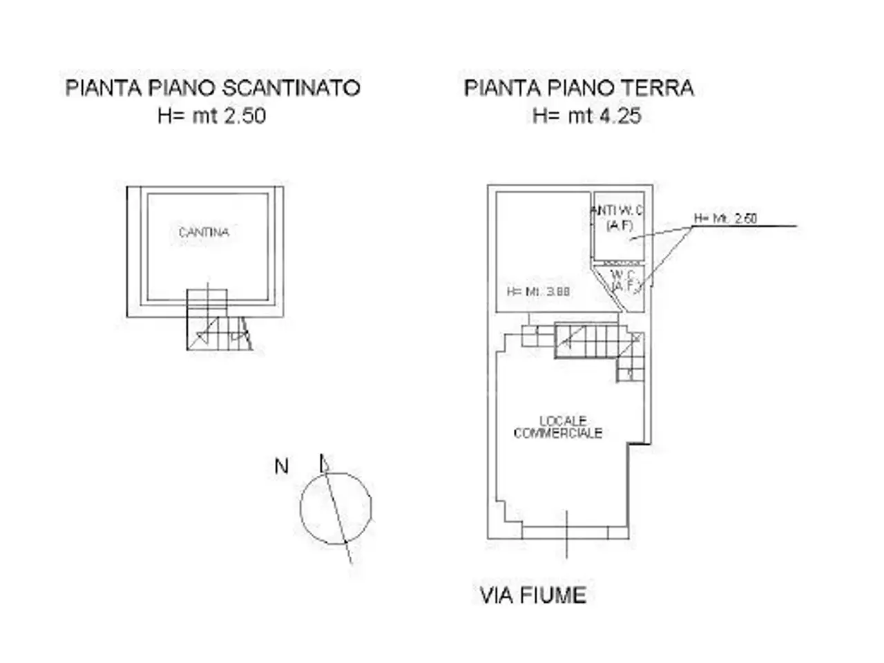 Negozio in Via Fiume 17, Nardo', {3} - Planimetria 1