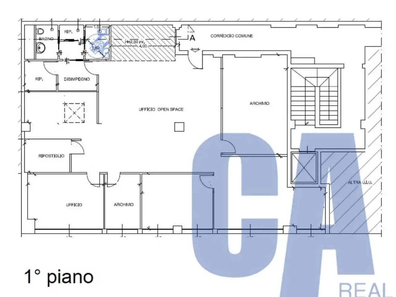 Ufficio in Via Agrate, Concorezzo, {3} - Planimetria 1
