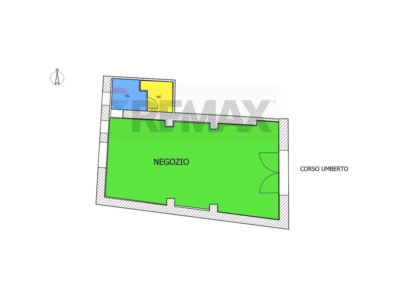 Negozio in Corso Umberto 496, Giardini Naxos, {3} - Planimetria 1