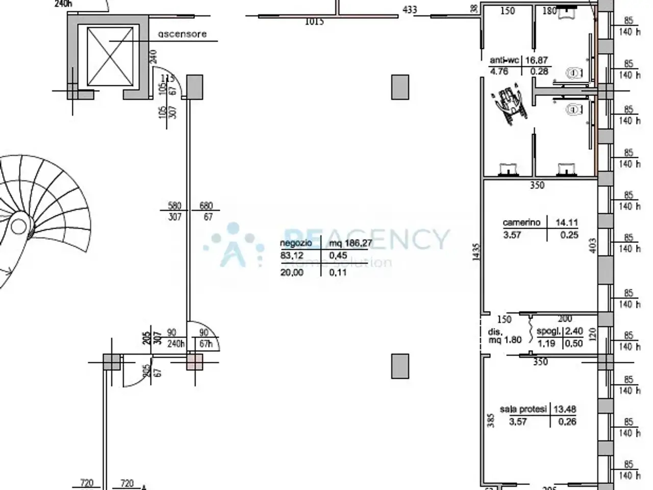 Negozio in Via Monte Pasubio 220, Zane', {3} - Planimetria 1