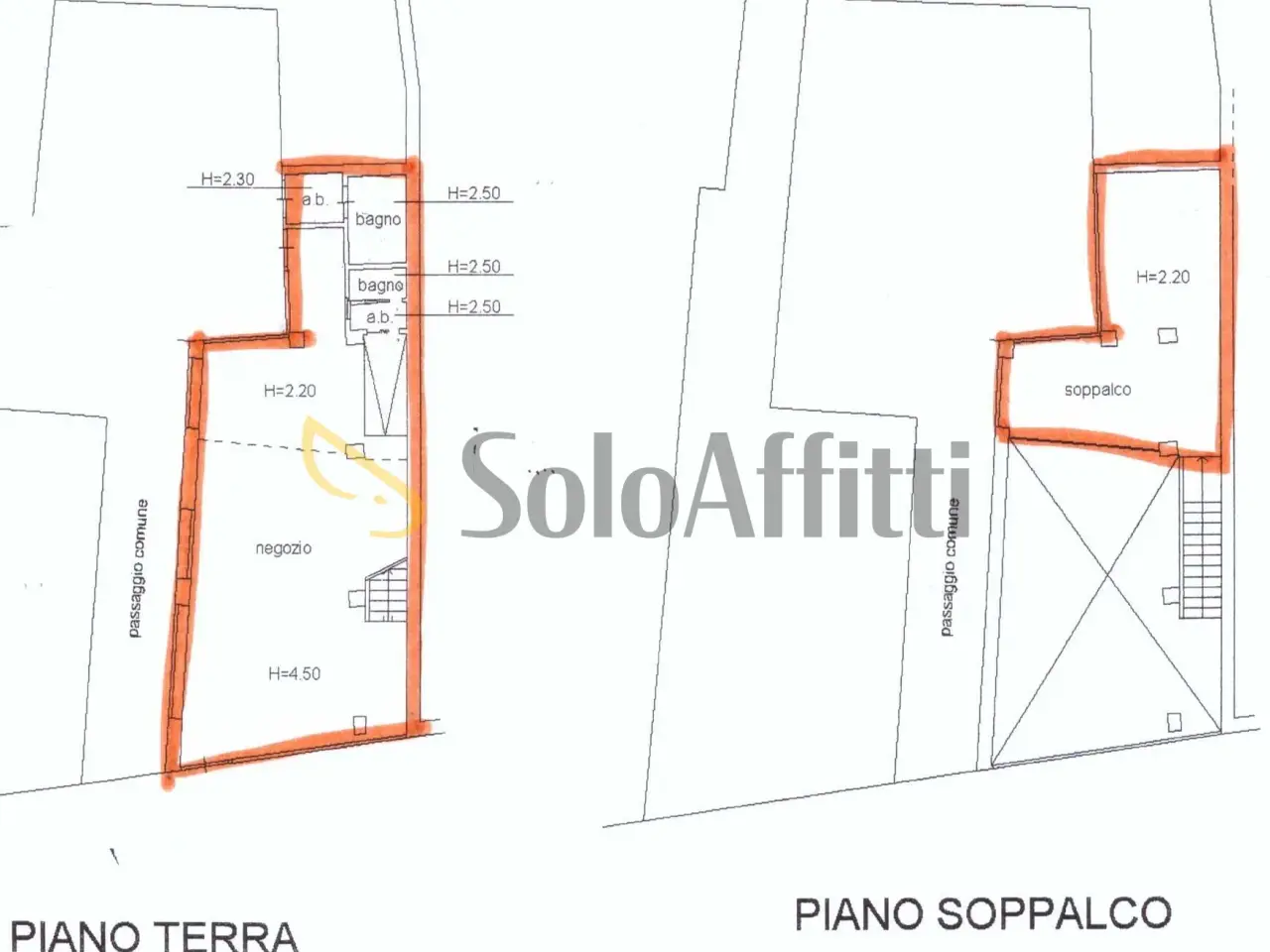 Negozio in , Senigallia, {3} - Planimetria 1