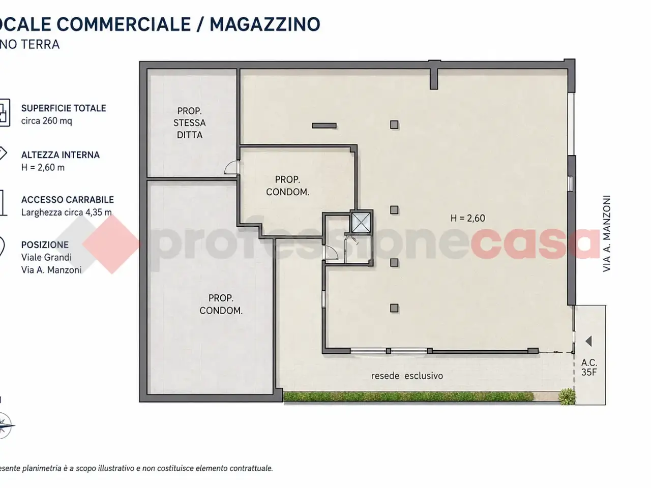 Magazzino in Via Manin, Sesto Fiorentino, {3} - Planimetria 1