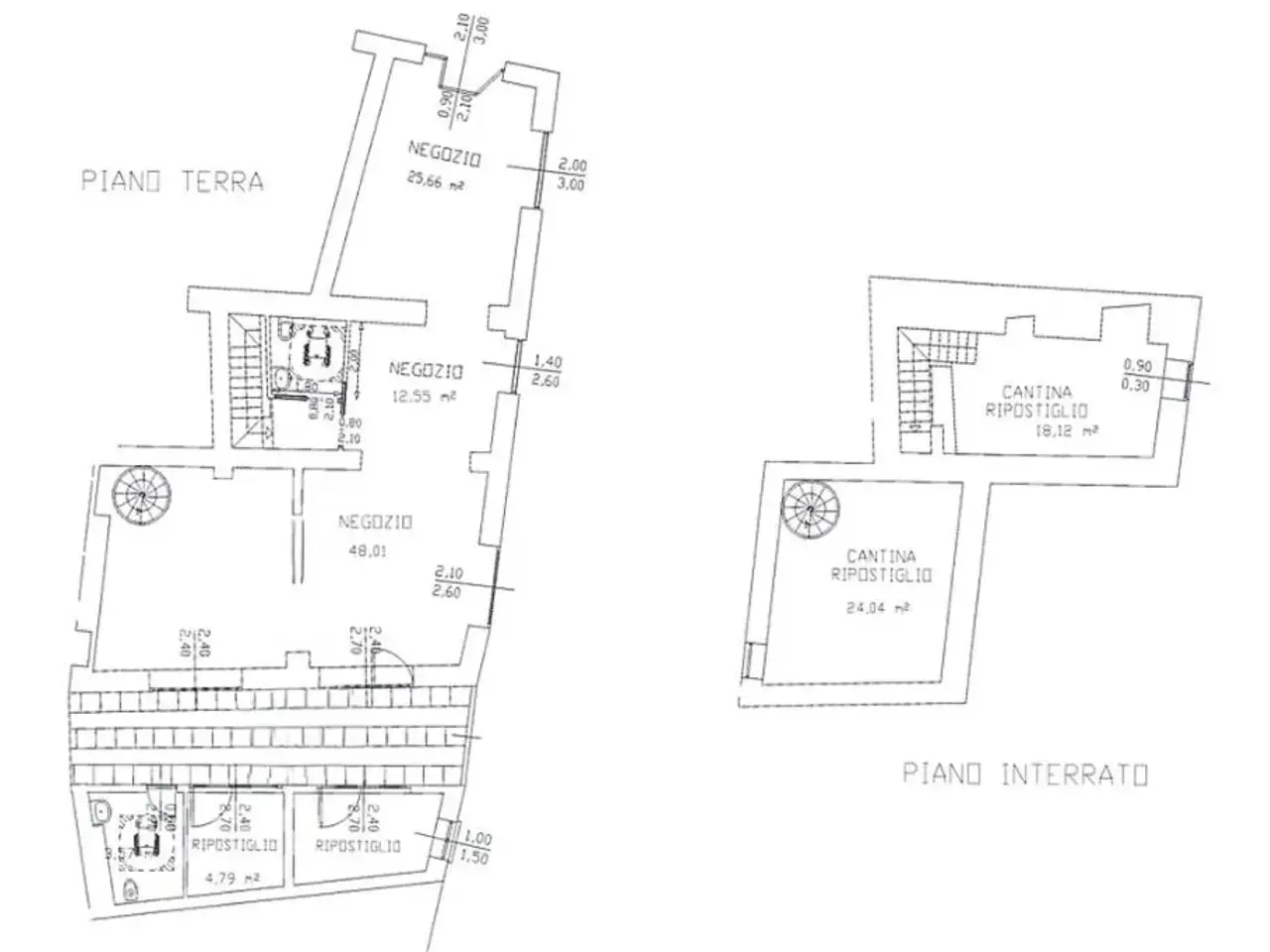 Negozio in Via Roma 1, Treviglio, {3} - Planimetria 1